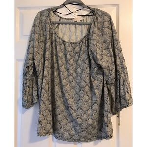 Michael Kors Flair Sleeve Top